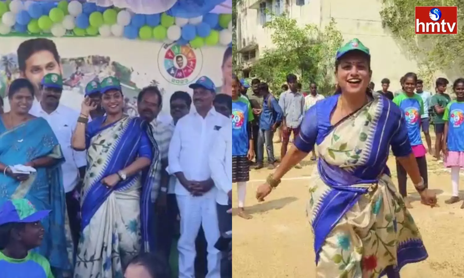 Roja, who danced and made a noise in Adudam Andhra program Roja, who danced and made a noise in Adudam Andhra program