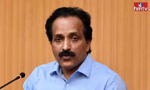 ISRO Chairman Somnath attended the International Space Conference in Ahmedabad.