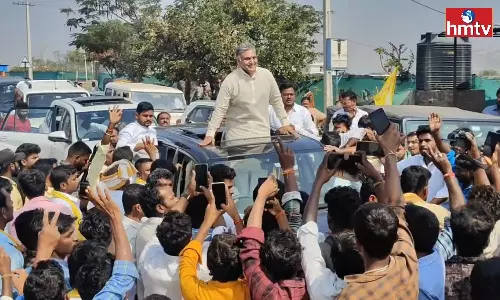 TDP MLC Deepak Reddy Reached Rayadurgam TDP MLC Deepak Reddy Reached Rayadurgam