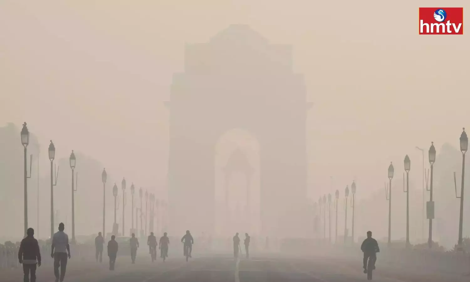 Heavy Air pollution in Delhi