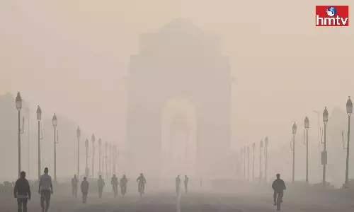 Heavy Air pollution in Delhi