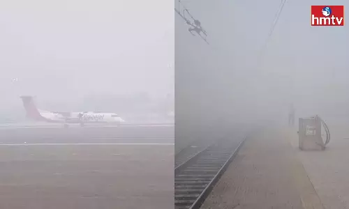 Dense fog shrouds Delhi