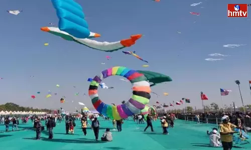 Kite Festival at Secunderabad Parade Grounds