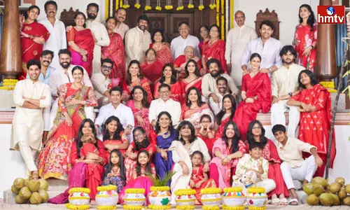Chiranjeevi family Celebrating Sankranti Festival In Bangalore Resort