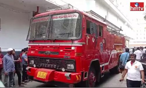 Fire Accident At Aroma Banquet Halls In Panjagutta