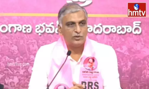 Water is vital to Telangana Says Harish Rao Water is vital to Telangana Says Harish Rao