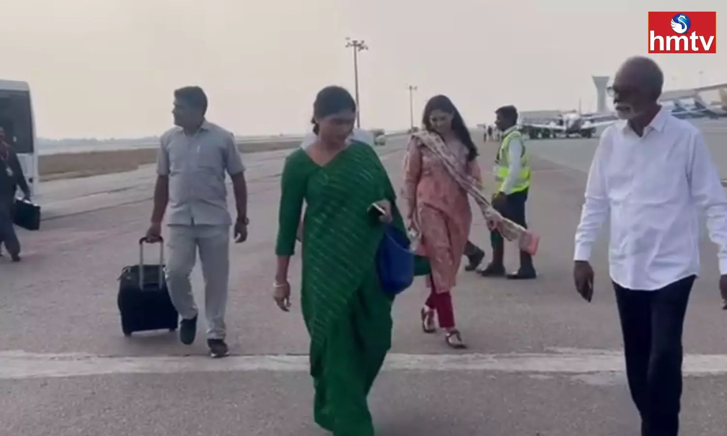 YS Sharmila Left For Kadapa In A Special Flight