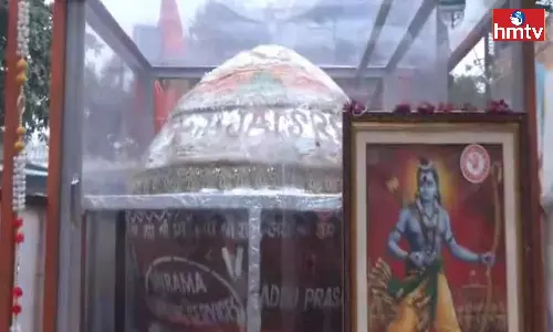 1265 Kg Laddu Prasadam Reaches Karsevakpuram From Hyderabad Made By Sri Ram Catering Services