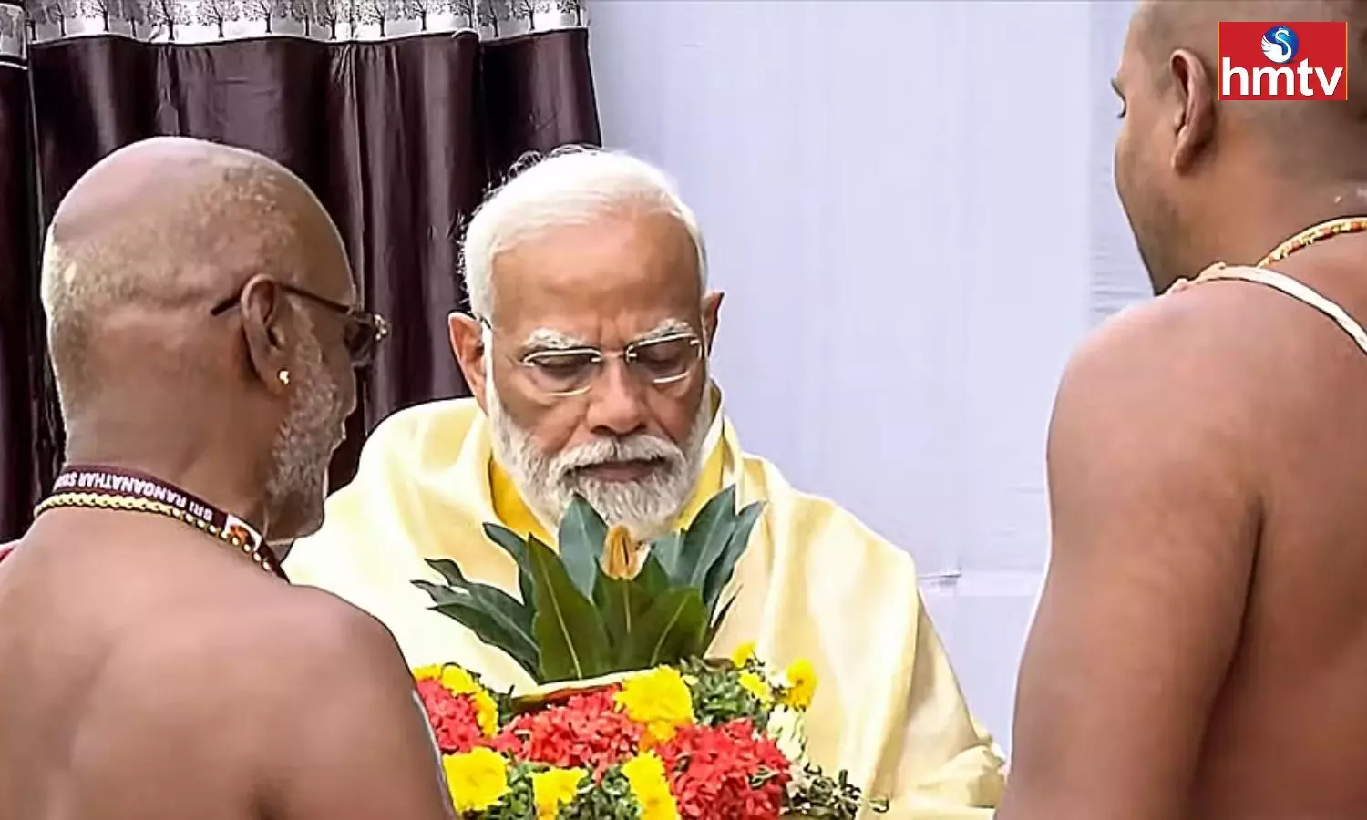 PM Modi worship at  Dhanushkodi
