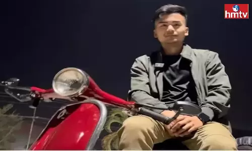 Mit Manipur Student Transforms 50 years old Bajaj Scooter into Electric