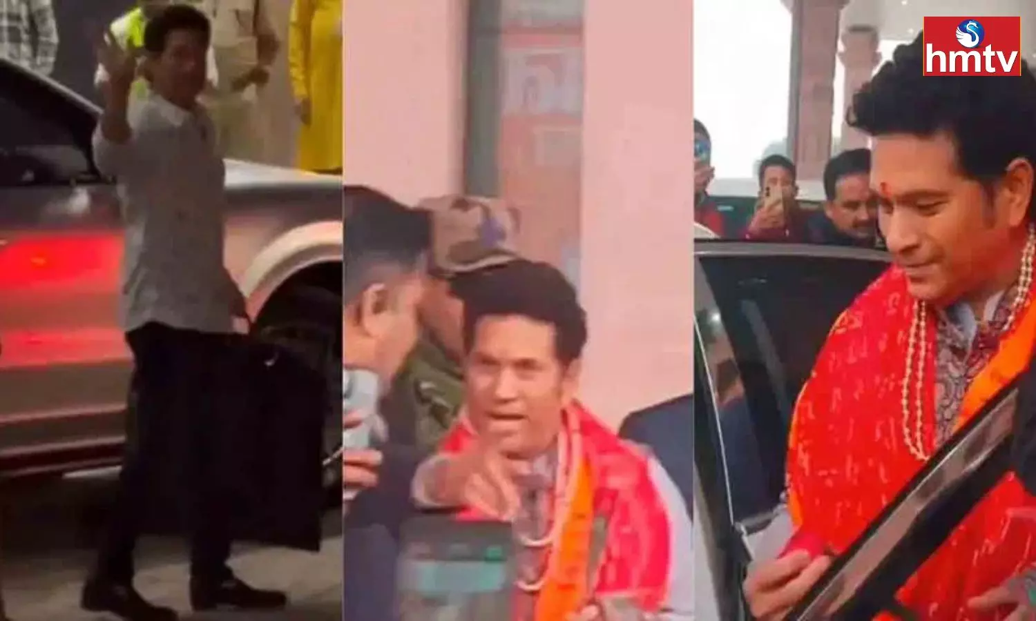 Sachin Tendulkar Reaches Ayodya For Ram Lalla Pran Pratishta