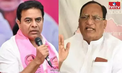 KTR went to Council Chairman Gutta Sukhender Reddy house