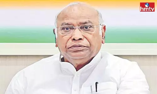 AICC Chief Kharge to Hyderabad today AICC Chief Kharge to Hyderabad today
