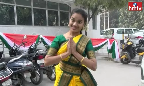 Warangal Kuchipudi Dancer Won Bal Puraskar Award 2024 Warangal Kuchipudi Dancer Won Bal Puraskar Award 2024
