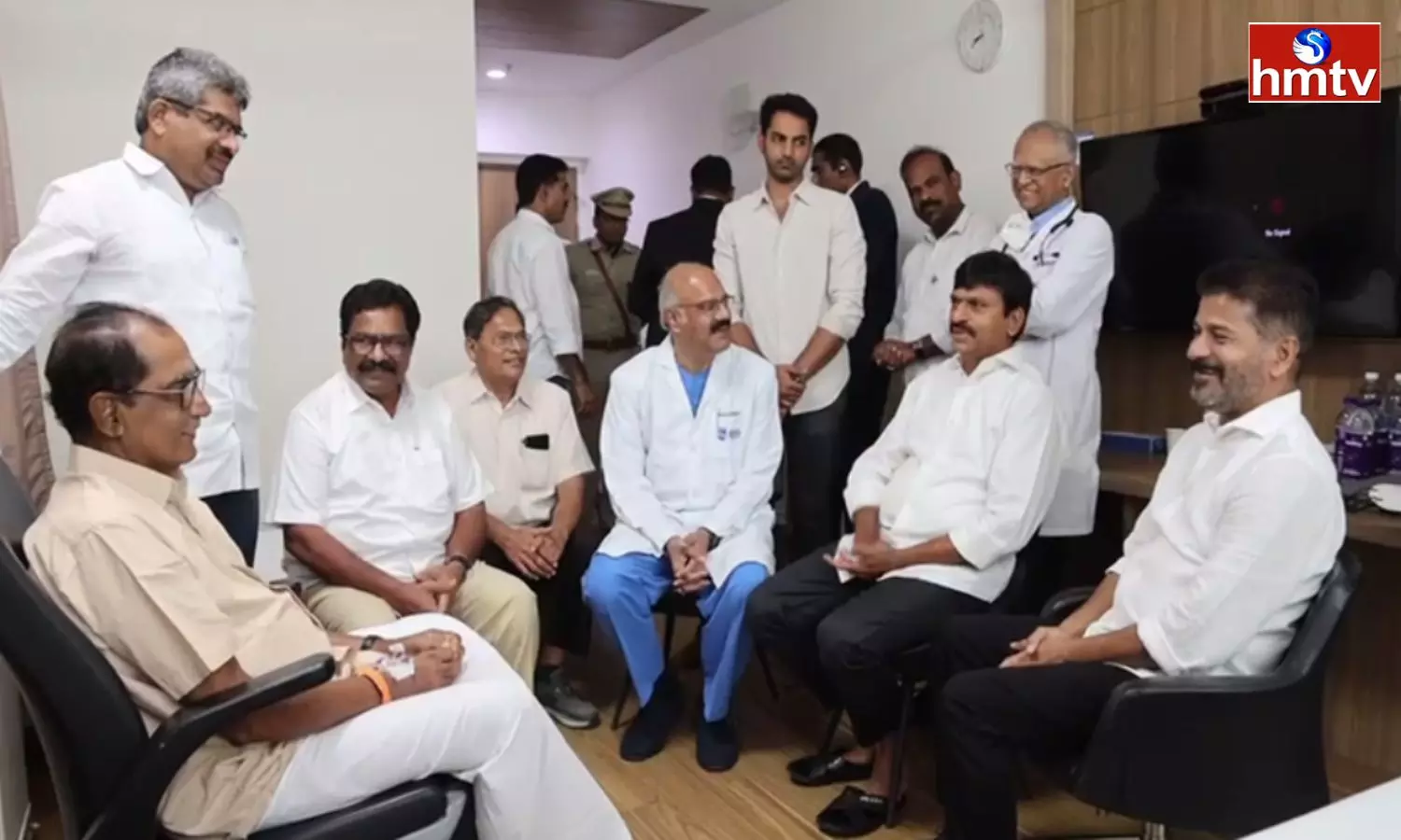 CM Revanth Reddy visited Tammineni in AIG Hospital