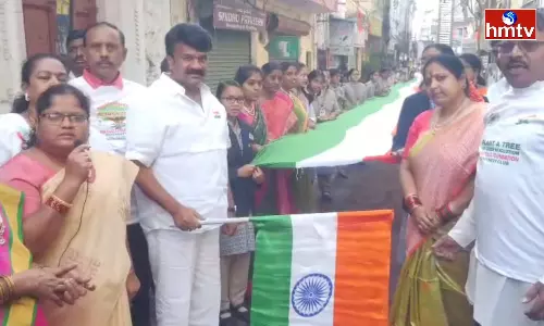 Talasani Srinivas Yadav Unveils National Flag Republic Day