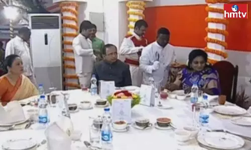 At-home program at Hyderabad Raj Bhavan