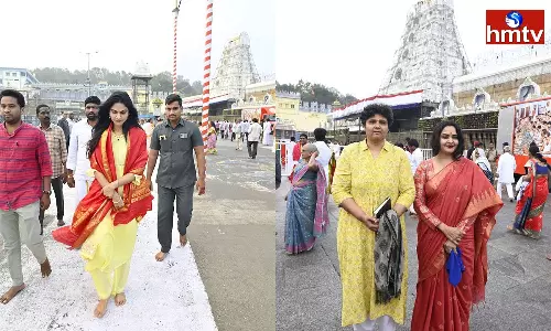 Celebrities Visit Tirumala Tirupati Temple Celebrities Visit Tirumala Tirupati Temple