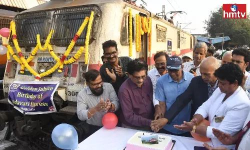 Golden Jubilee Celebration Of Godavari Express Which Has Completed Fifty Years