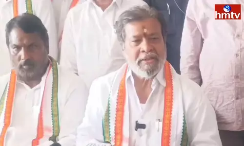 Damodar Raja Narasimha Comments on Previous Government