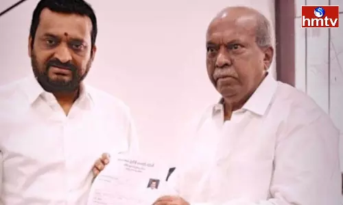 Bandla Ganesh Submit Application For Malkajgiri MP Ticket