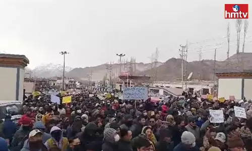 Complete Shutdown Ladakh Demand Statehood