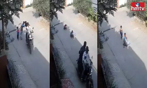 The Thugs Snatched The Gold Chain From The Woman Neck