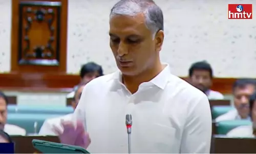 We Have Written 27 Times To The Center About Krishna River Water Says Harish Rao