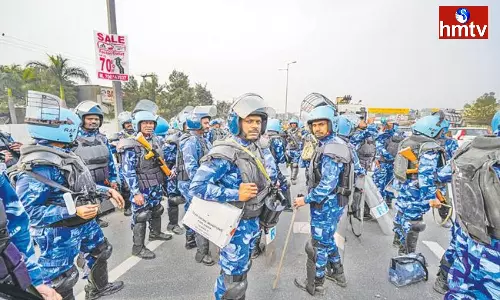 Tension in farmers Chalo Dilli Program