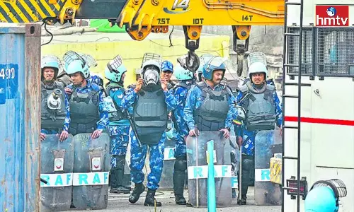 Delhi Chalo Farmers March High tension Delhi Chalo Farmers March High tension