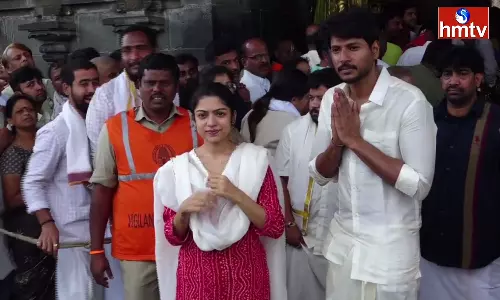 Ooru Peru Bhairavakona Movie Team Visits Tirumala