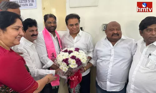 Vaddiraju Ravichandra Nomination Filed As BRS Rajya Sabha Candidate
