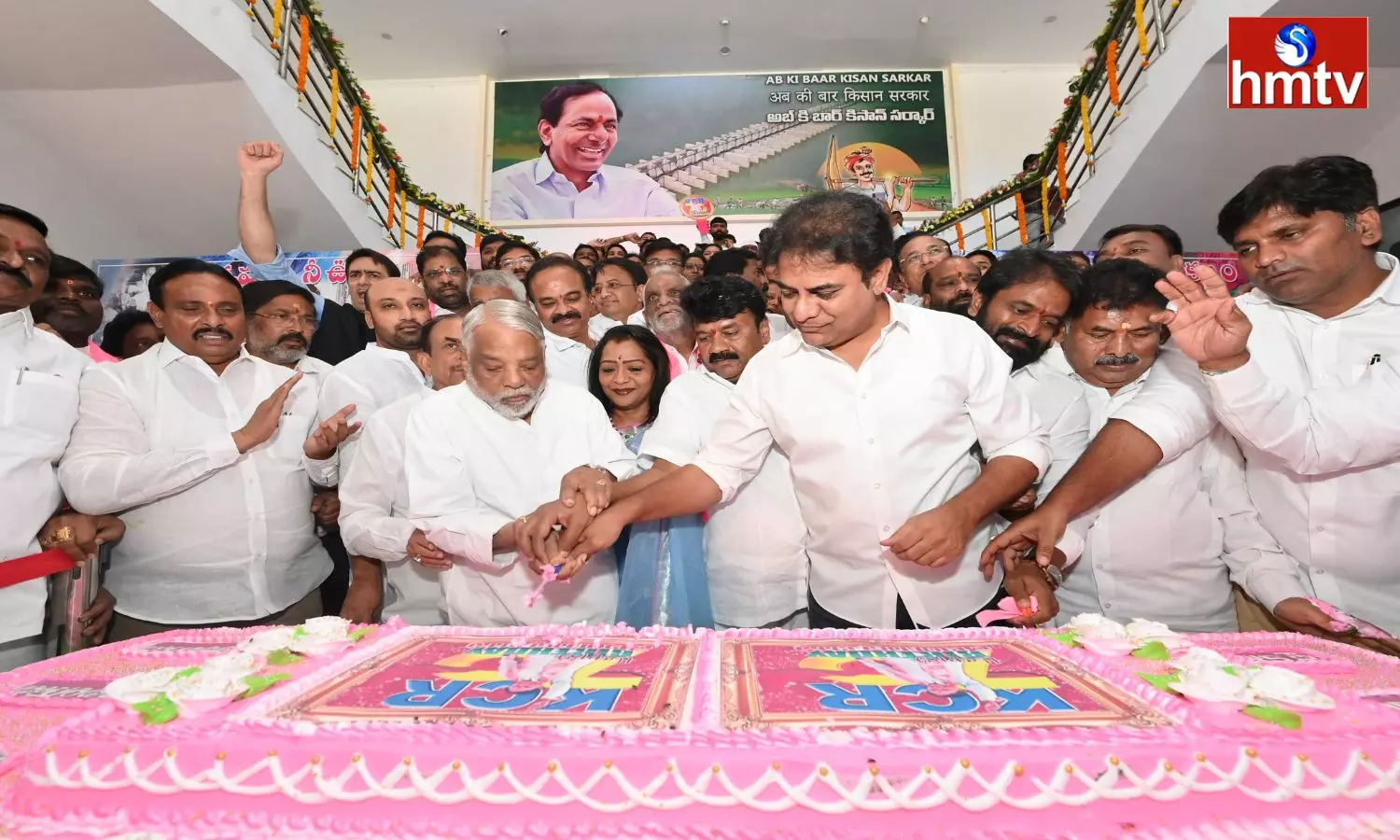 Kcr Birthday Celebrations Conducted In Telangana Bhavan Today