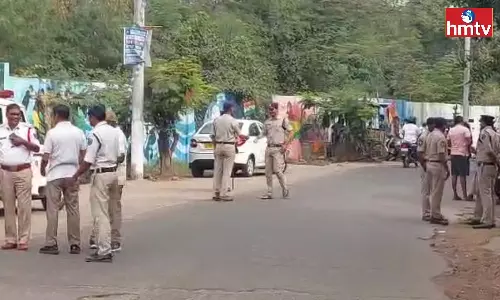 Huge Arrangement in front of Minister Gudivada Amarnath House Huge Arrangement in front of Minister Gudivada Amarnath House