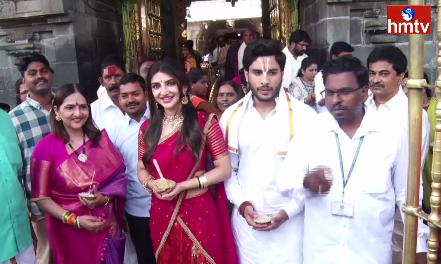 Movie Actress Sri Leela visited Tirumala Temple