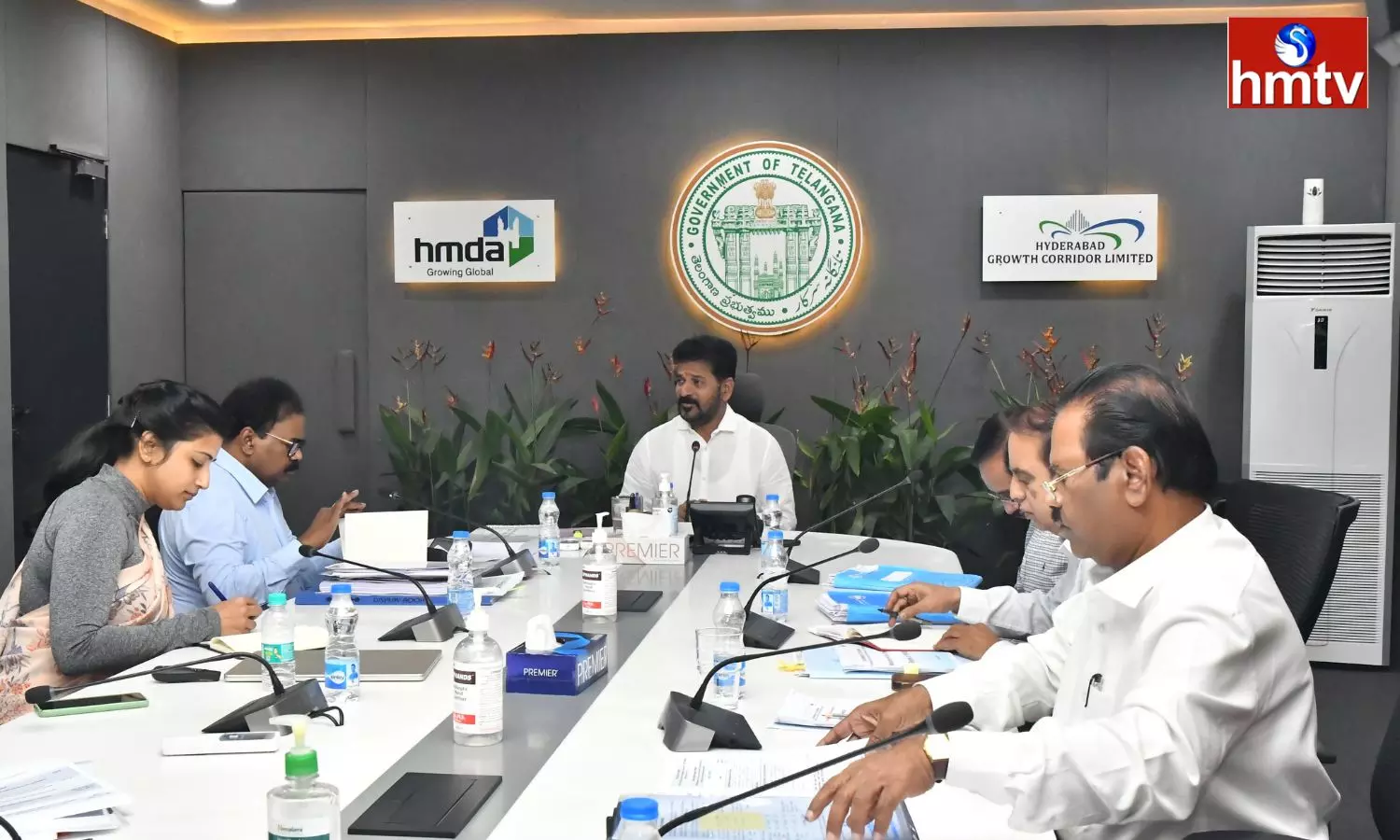 Review Chaired By CM Revanth Reddy At HMDA Office