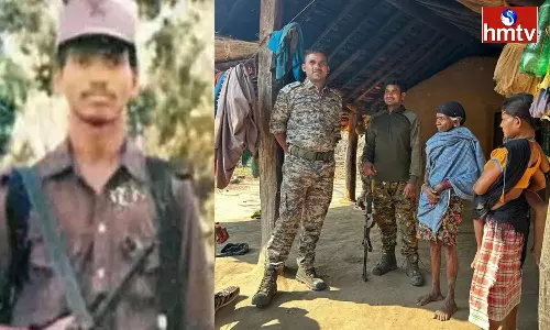 Police Hoist Indian National Flag In Most Wanted Maoist Leader Hidma Puwarti Village In Chhattisgarh