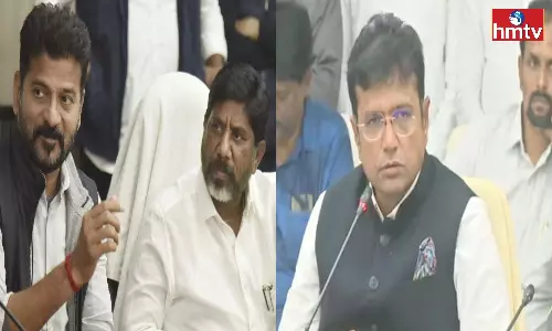 Revanth, Bhatti and Sridhar Babu in Delhi