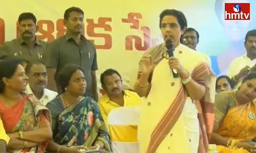 Nara Bhuvaneshwari Funny comments During Kuppam Tour