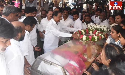 KCR Pay Tributes To BRS MLA Lasya Nanditha