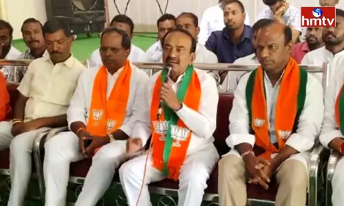 If High Command Gave To Me Chance I will contest from Malkajgiri Says Etela Rajender If High Command Gave To Me Chance I will contest from Malkajgiri Says Etela Rajender