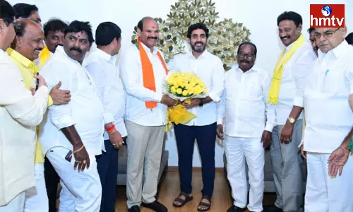 MLA Kolusu Parthasarathy Joined TDP With The Presence of Nara Lokesh