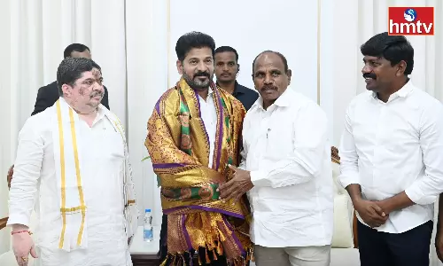 BRS MLA Kale Yadaiah met CM Revanth Reddy BRS MLA Kale Yadaiah met CM Revanth Reddy