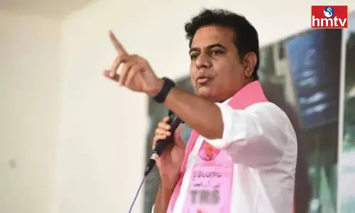 Congress Leaders Are Doing Politics In The Name Of Kaleshwaram Project Says KTR Congress Leaders Are Doing Politics In The Name Of Kaleshwaram Project Says KTR