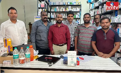 Inspection by Drug Control Officers in Telangana Inspection by Drug Control Officers in Telangana