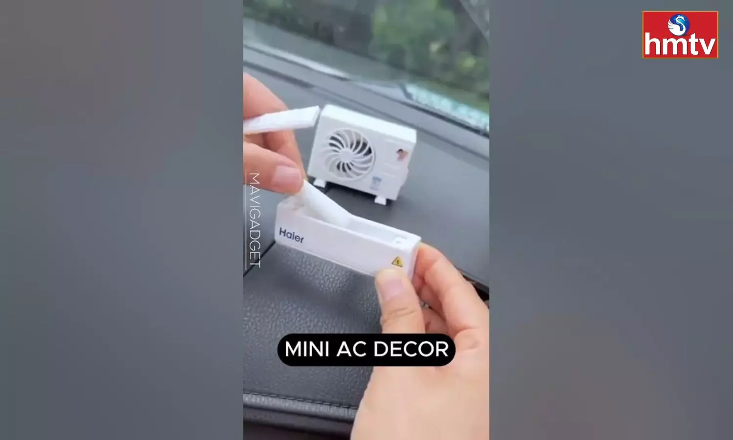 Mini solar AC for car check eco-friendly device price and features auto news in Telugu