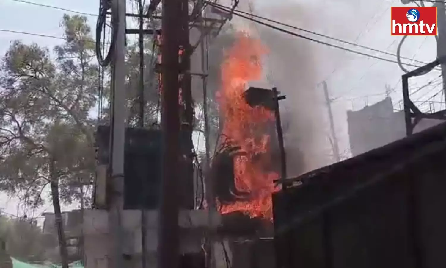 Electric Transformer Exploded in Malakpet