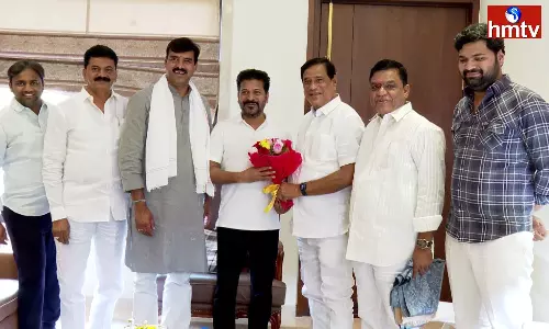 Congress MP Candidates Meet CM Revanth Reddy Congress MP Candidates Meet CM Revanth Reddy