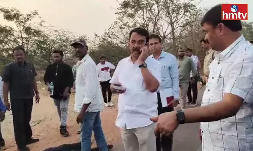 Minister Jupally Krishna Rao Showed Humanity Minister Jupally Krishna Rao Showed Humanity