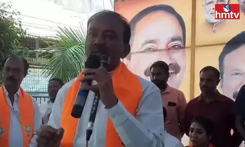 Congress And BRS Parties Are Unable To Find Candidates Says Eatala Rajender Congress And BRS Parties Are Unable To Find Candidates Says Eatala Rajender